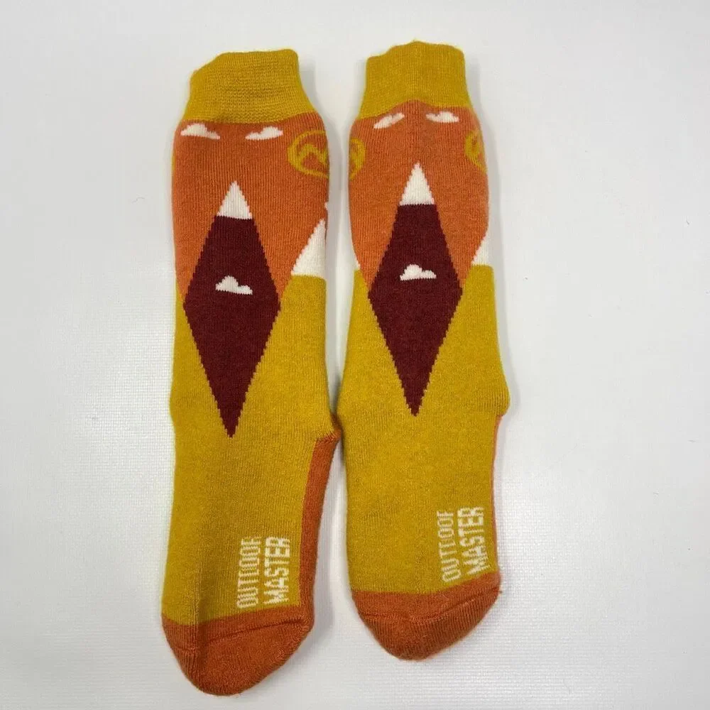 Outdoor Master Ski Snowboard Socks Warm Thermal Over Calf Infant Size XS 7-11.5